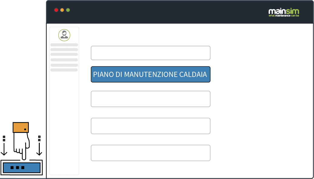 software-piano-di-manutenzione dashboard piano di manutenzione