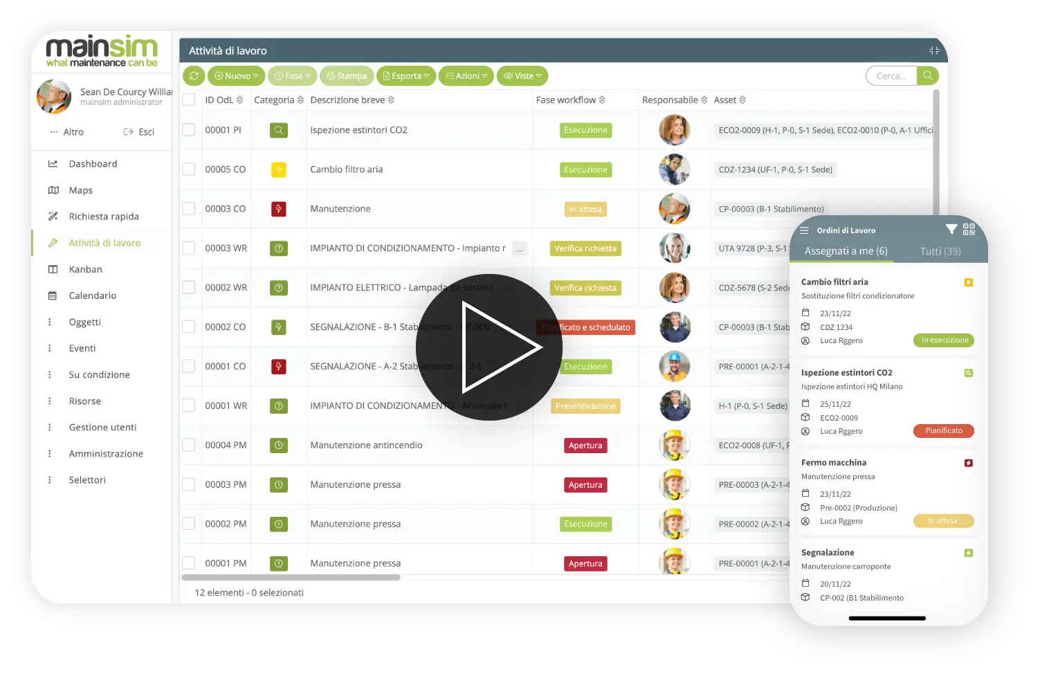 mainsim CMMS software