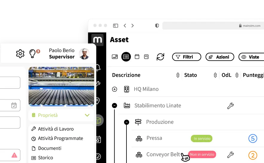 gestione asset