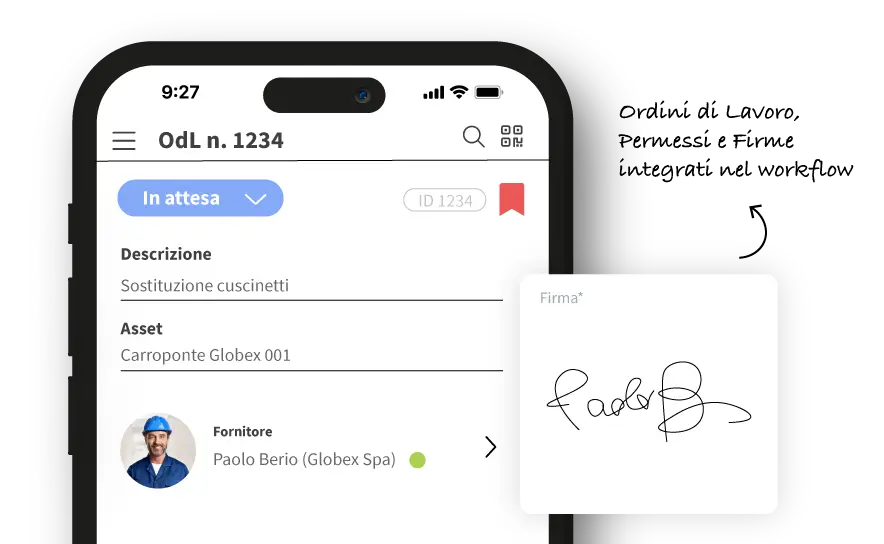 permessi di lavoro - software manutenzione impianti industriali permessi di lavoro