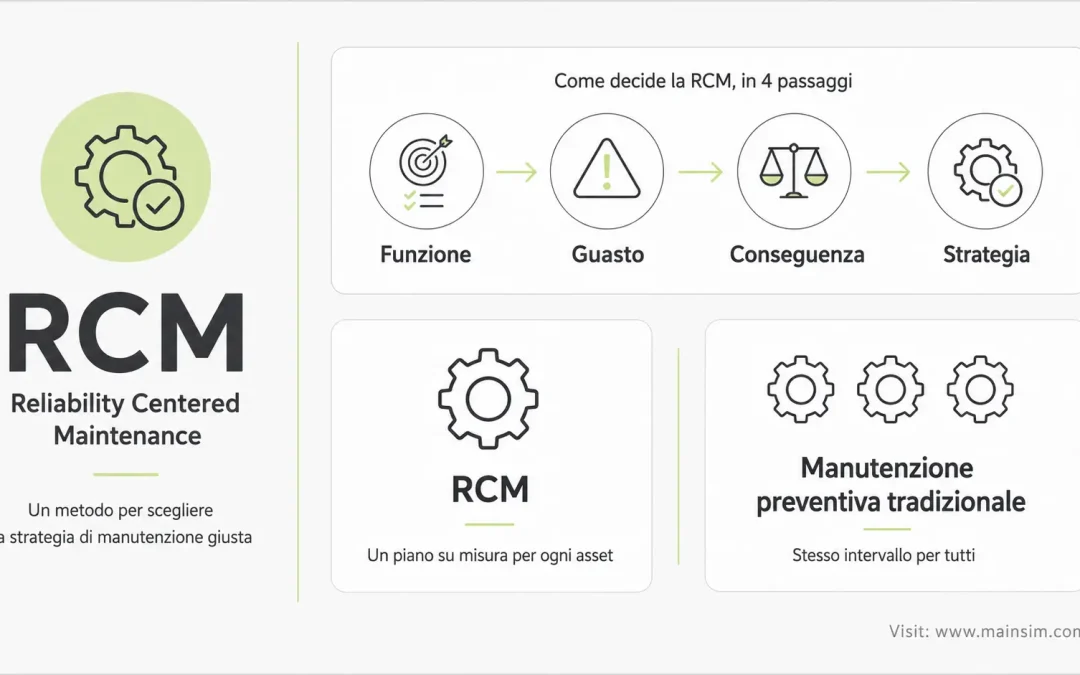 Reliability-Centered Maintenance (RCM): La Guida Completa
